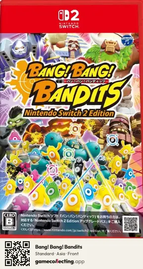 Bang! Bang! Bandits Nintendo Switch 2, Asia box front