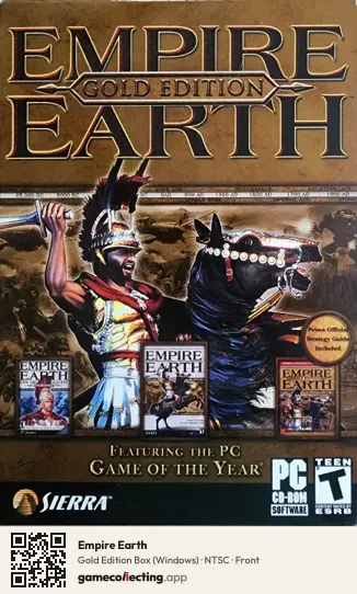 Empire Earth Computer, NTSC box front