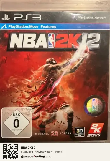 NBA 2K12 PlayStation 3, Germany box front