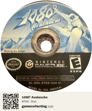 1080° Avalanche Nintendo GameCube, NTSC disc