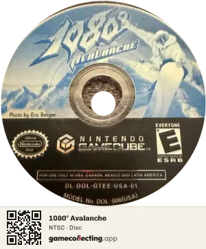 1080° Avalanche Nintendo GameCube, NTSC disc