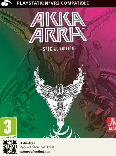 Akka Arrh PlayStation 5, PAL box front