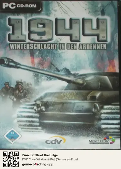 1944: Battle of the Bulge Computer, Germany box front