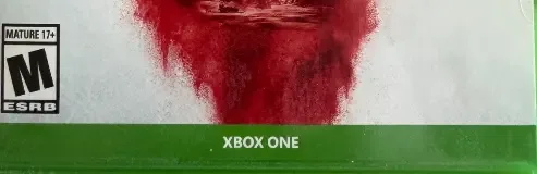 Gears 5, the ESRB box on its front
