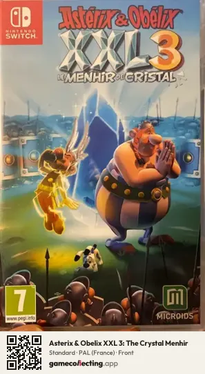 Asterix & Obelix XXL 3: The Crystal Menhir Nintendo Switch, France box front