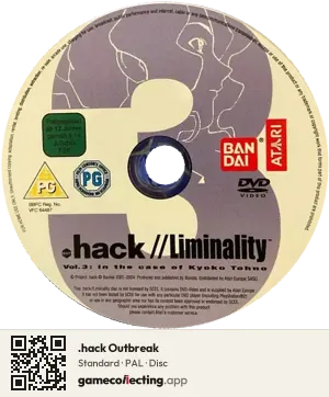 .hack Outbreak PlayStation 2, PAL disc