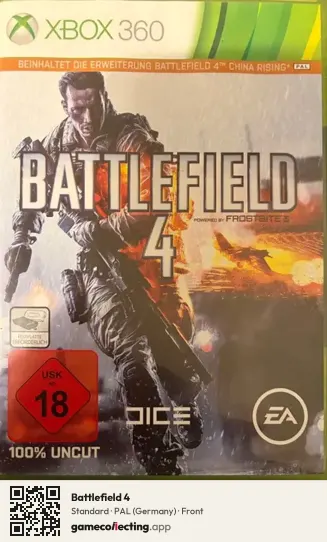 Battlefield 4 Xbox 360, Germany box front