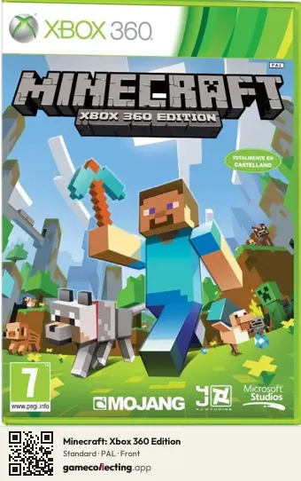 Minecraft: Xbox 360 Edition Xbox 360, PAL box front