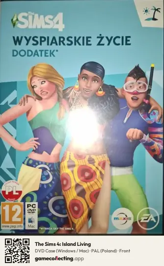 The Sims 4: Island Living Computer, Poland box front