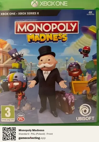 Monopoly Madness Xbox One, Poland box front