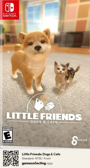 Little Friends: Dogs & Cats Nintendo Switch, NTSC box front