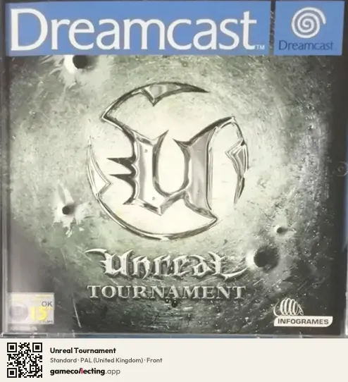 Unreal Tournament Sega Dreamcast, United Kingdom box front