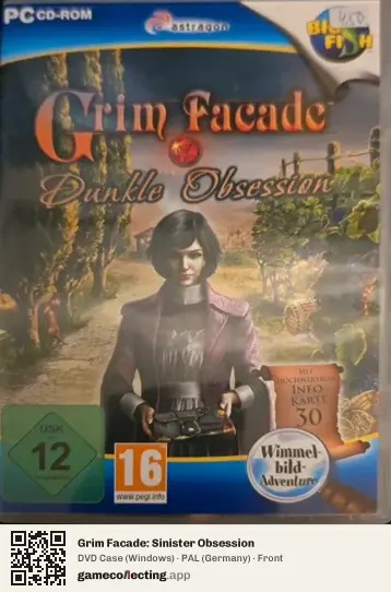Grim Facade: Sinister Obsession Computer, Germany box front
