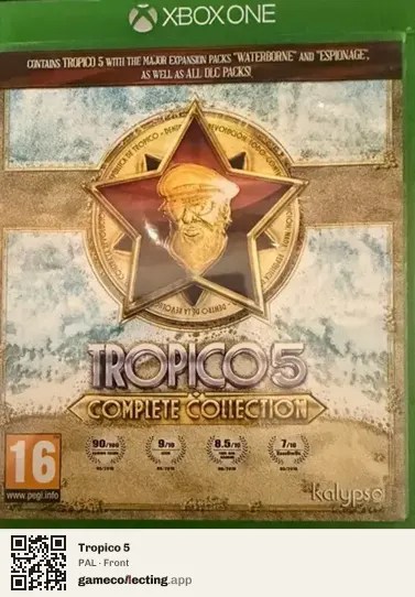 Tropico 5 Xbox One, PAL box front