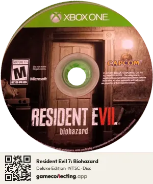 Resident Evil 7: Biohazard Xbox One, NTSC disc