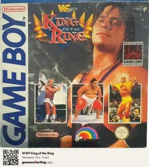 WWF King of the Ring Game Boy, PAL box front