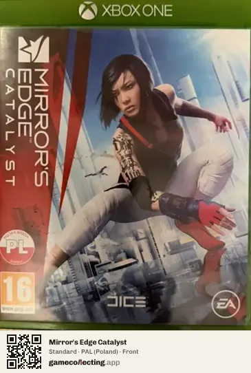 Mirror's Edge Catalyst Xbox One, Poland box front