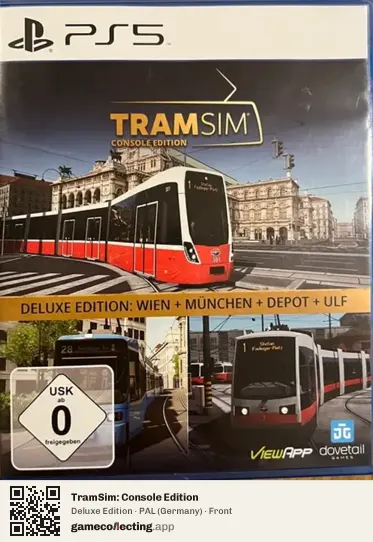 TramSim: Console Edition PlayStation 5, Germany box front