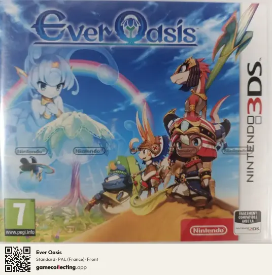 Ever Oasis Nintendo 3DS, France box front