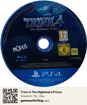 Trine 4: The Nightmare Prince PlayStation 4, PAL disc