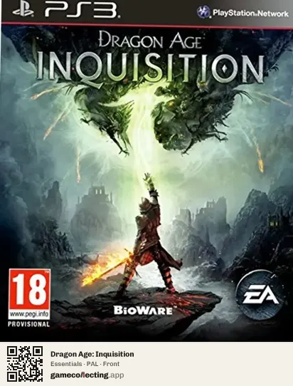 Dragon Age: Inquisition PlayStation 3, PAL box front