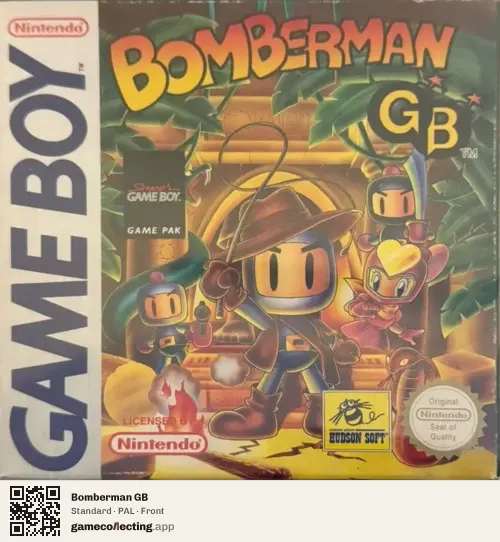 Bomberman GB Game Boy, PAL box front