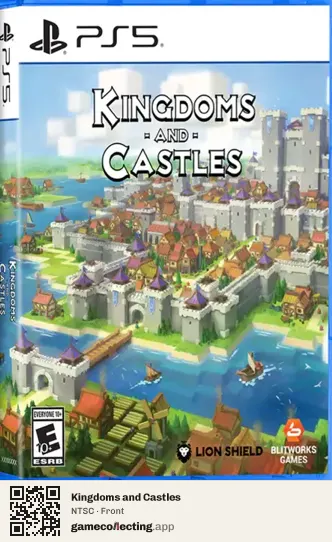 Kingdoms and Castles PlayStation 5, NTSC box front