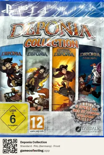 Deponia Collection PlayStation 4, Germany box front