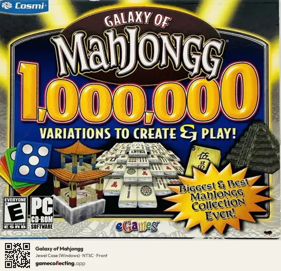 Galaxy of Mahjongg Computer, NTSC box front