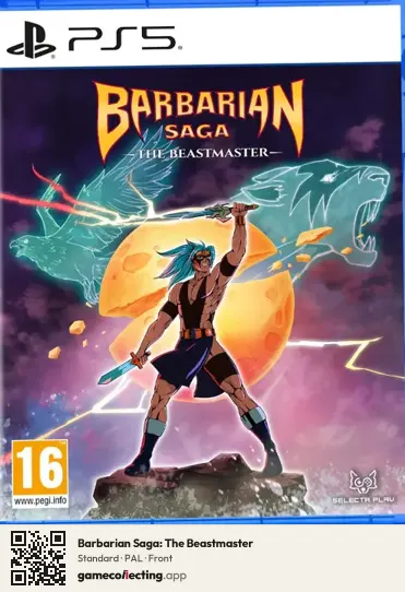 Barbarian Saga: The Beastmaster PlayStation 5, PAL box front