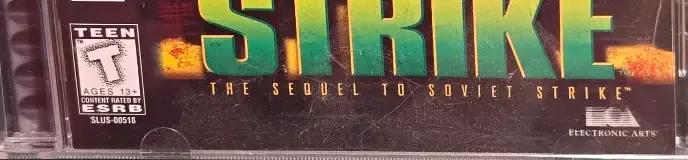 Nuclear Strike, the ESRB box on its front