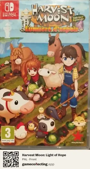 Harvest Moon: Light of Hope Nintendo Switch, PAL box front