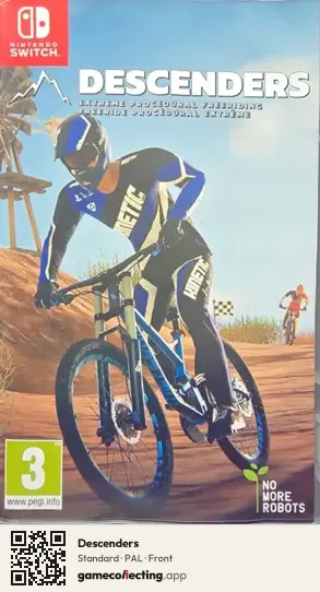 Descenders Nintendo Switch, PAL box front