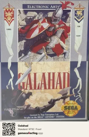 Galahad Sega Mega Drive / Genesis, NTSC box front