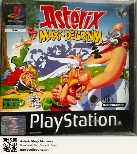 Asterix Mega Madness PlayStation, France box front