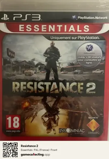 Resistance 2 PlayStation 3, France box front
