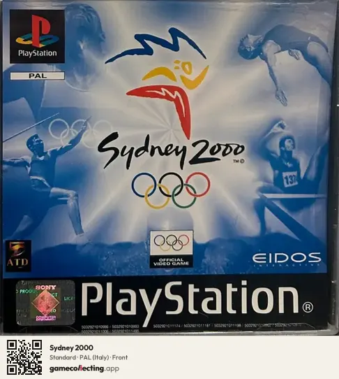 Sydney 2000 PlayStation, Italy box front