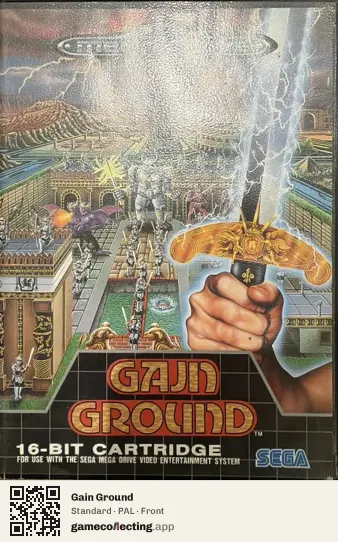 Gain Ground Sega Mega Drive / Genesis, PAL box front