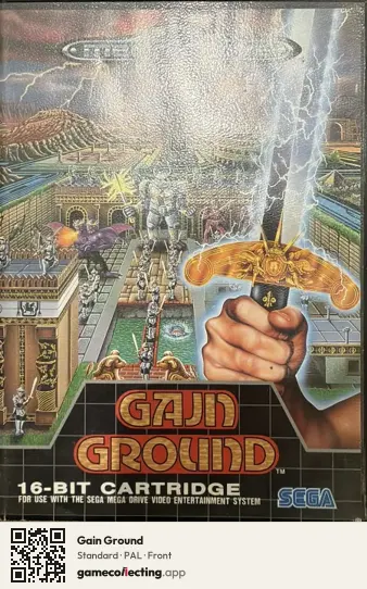 Gain Ground Sega Mega Drive / Genesis, PAL box front