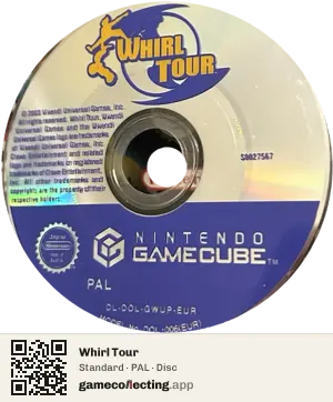Whirl Tour Nintendo GameCube, PAL disc