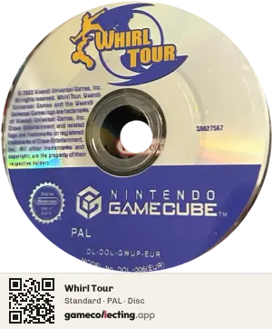 Whirl Tour Nintendo GameCube, PAL disc
