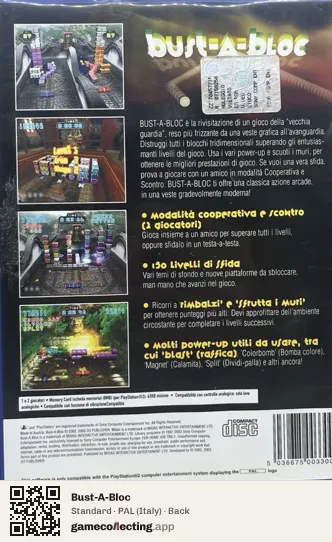 Bust-A-Bloc PlayStation 2, Italy box back