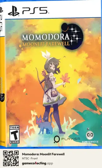 Momodora: Moonlit Farewell PlayStation 5, NTSC box front