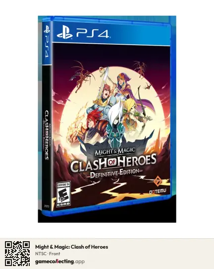 Might & Magic: Clash of Heroes PlayStation 4, NTSC box front