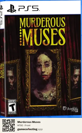 Murderous Muses PlayStation 5, NTSC box front