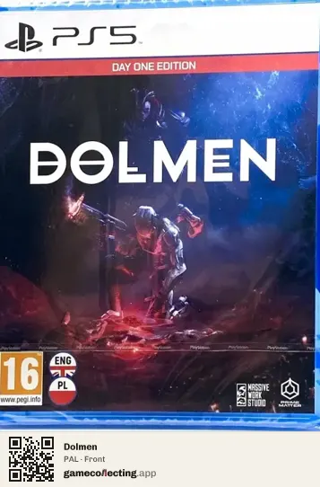 Dolmen PlayStation 5, PAL box front