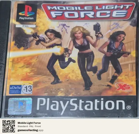 Mobile Light Force PlayStation, PAL box front