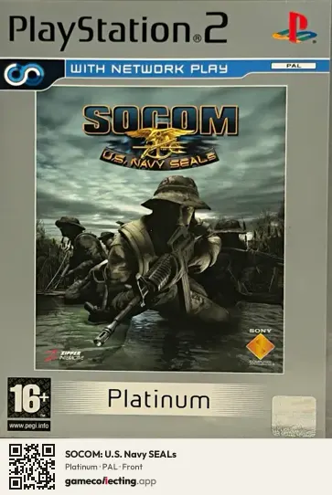 SOCOM: U.S. Navy SEALs PlayStation 2, PAL box front
