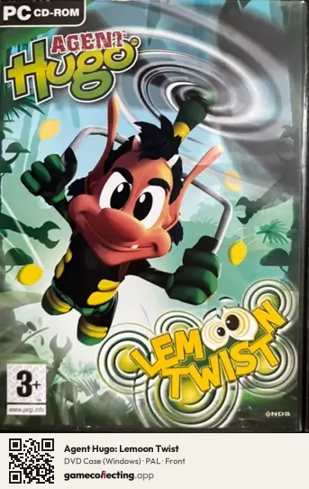 Agent Hugo: Lemoon Twist Computer, PAL box front