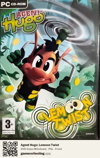 Agent Hugo: Lemoon Twist Computer, PAL box front